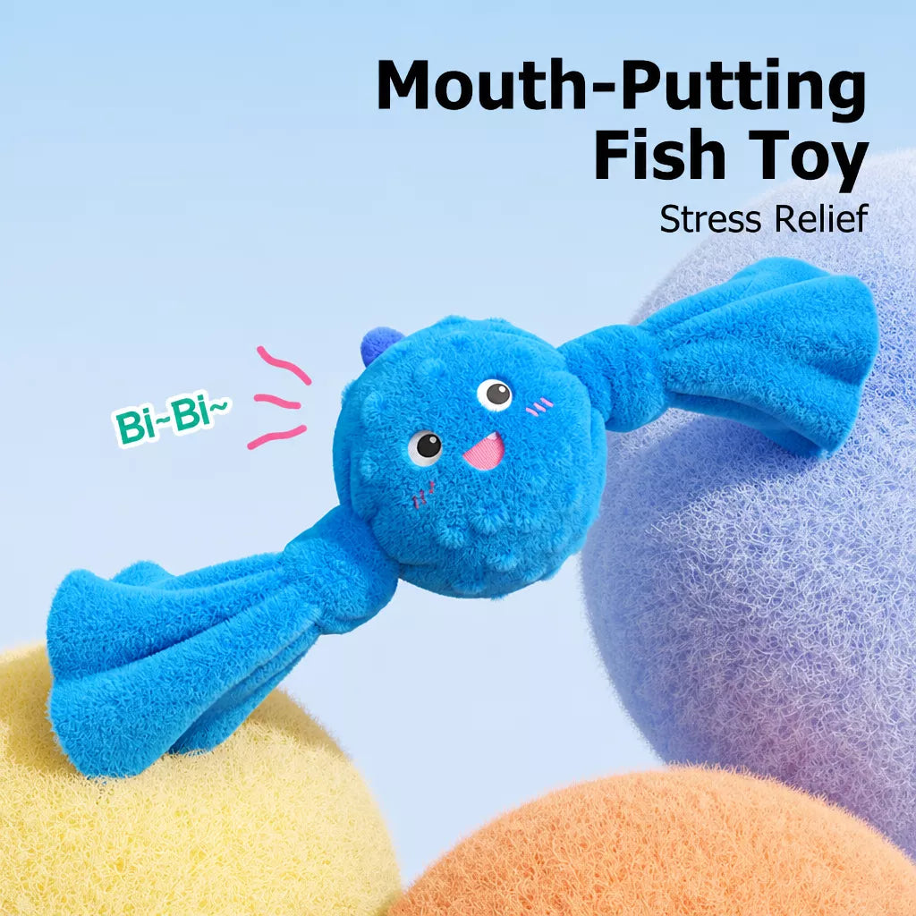 Squeaky Canvas Dog Tug Toy for Small and Medium Dogs