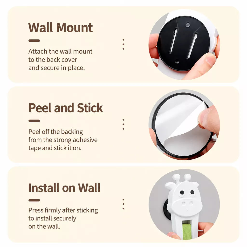 Automatic Wall-Mounted Interactive Cat Toy with Rotating Rope