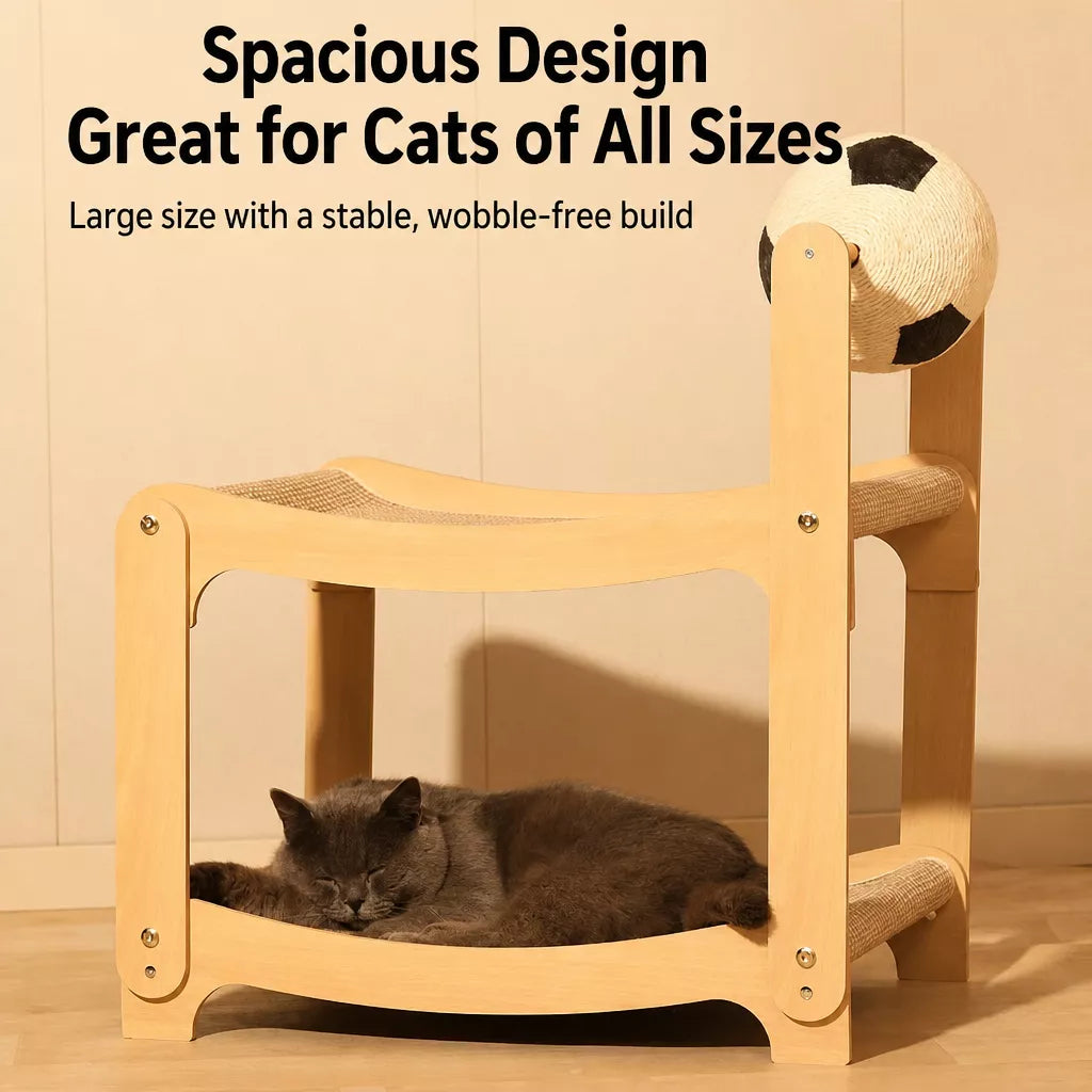 Sisal Cat Scratcher Ball Toy