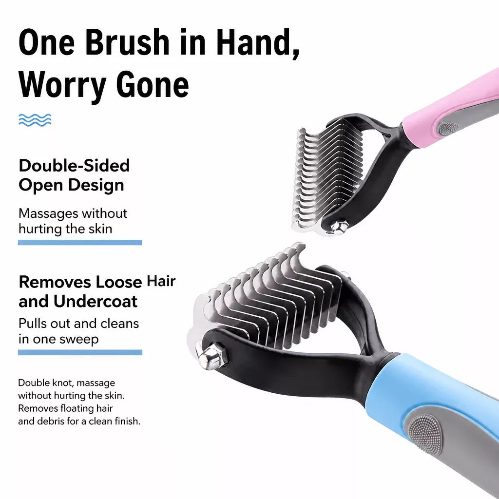 Pet Detangling Brush for Dogs and Cats