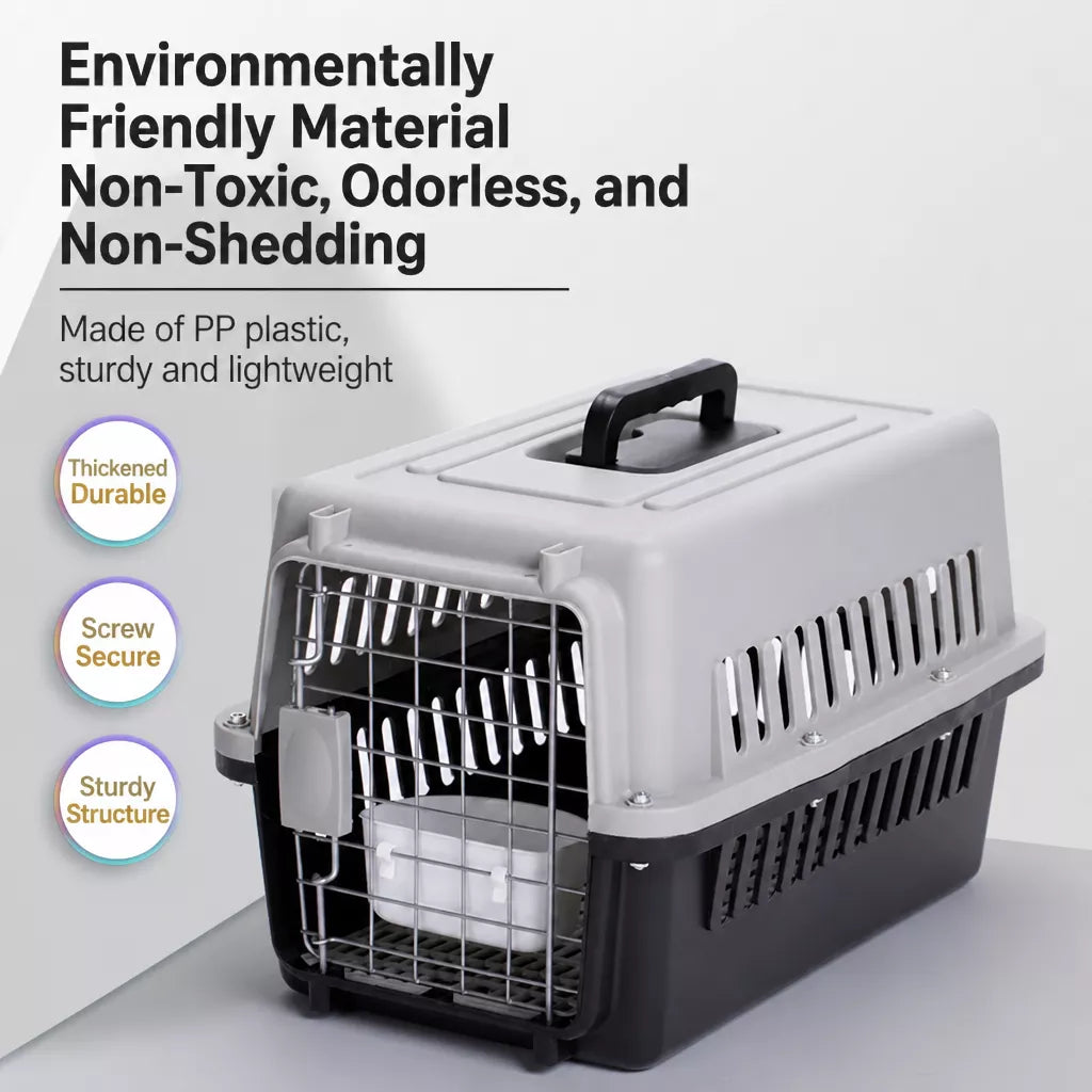 Portable Pet Carrier for Cats and Small to Medium Dogs