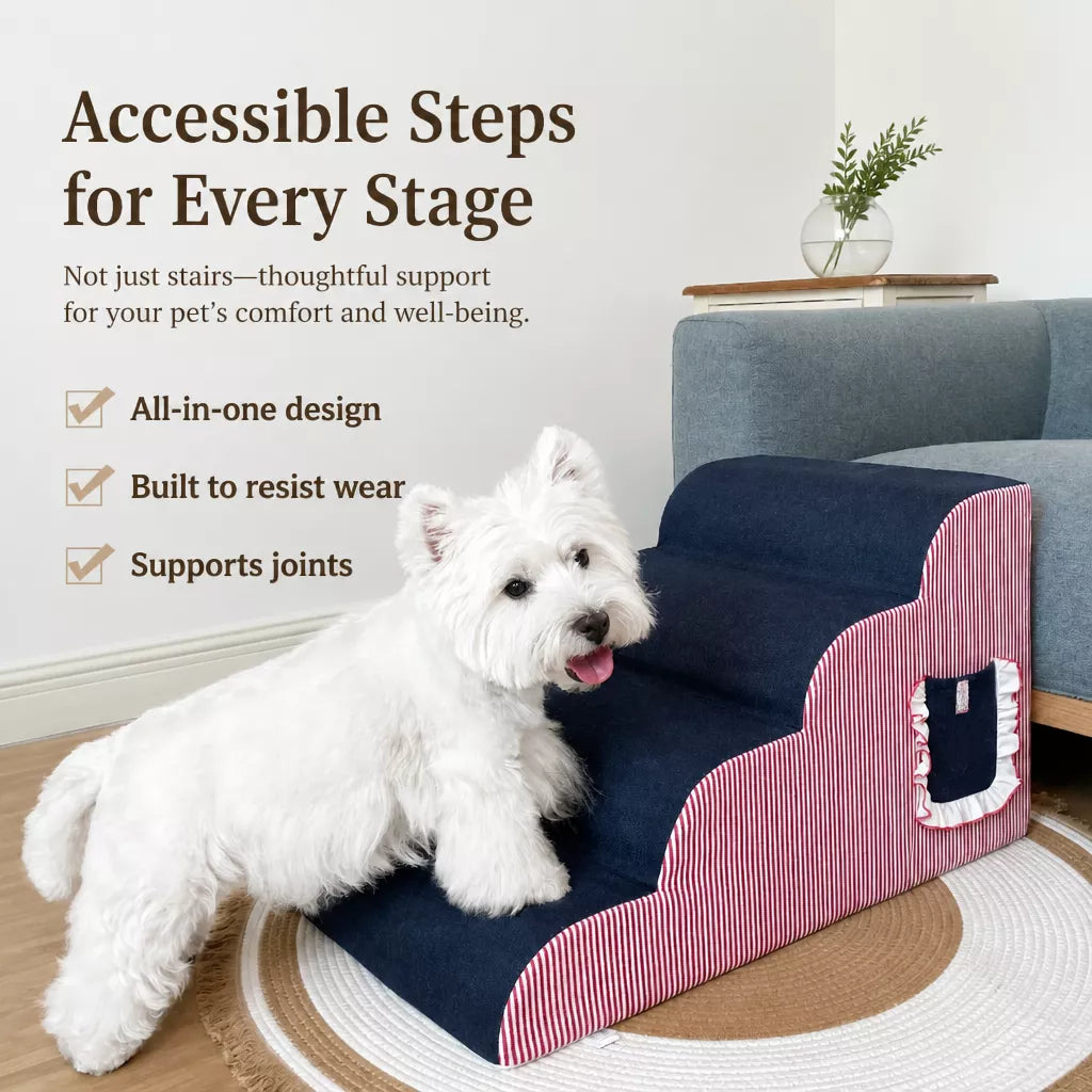 Removable Pet Stairs for Small Dogs, Sofas and Beds