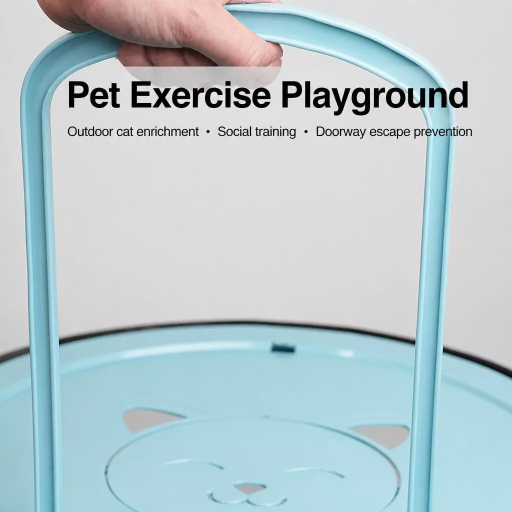 Transparent Rolling Cat Carrier