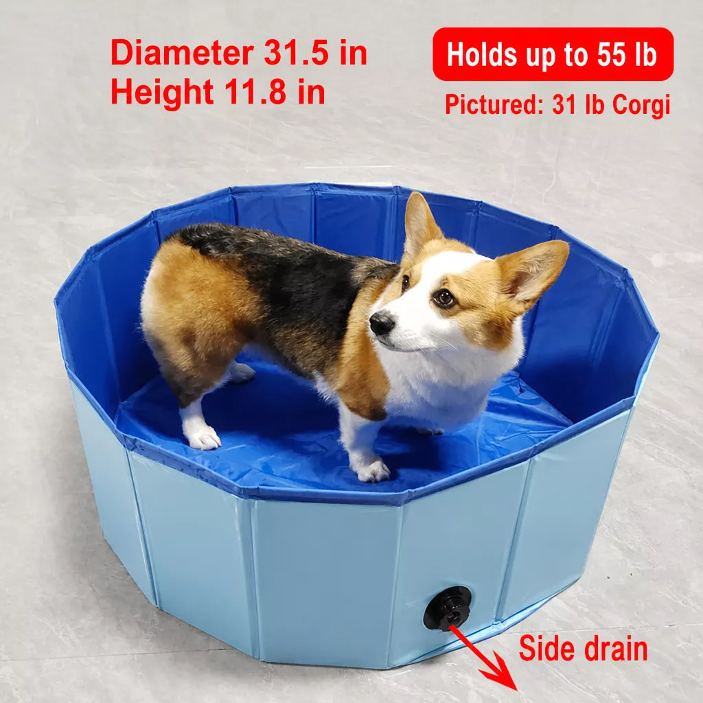 Foldable Pet Bath Tub for Cats & Dogs