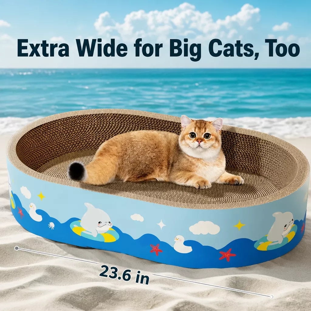 Kraft Paper Cat Scratcher Lounge