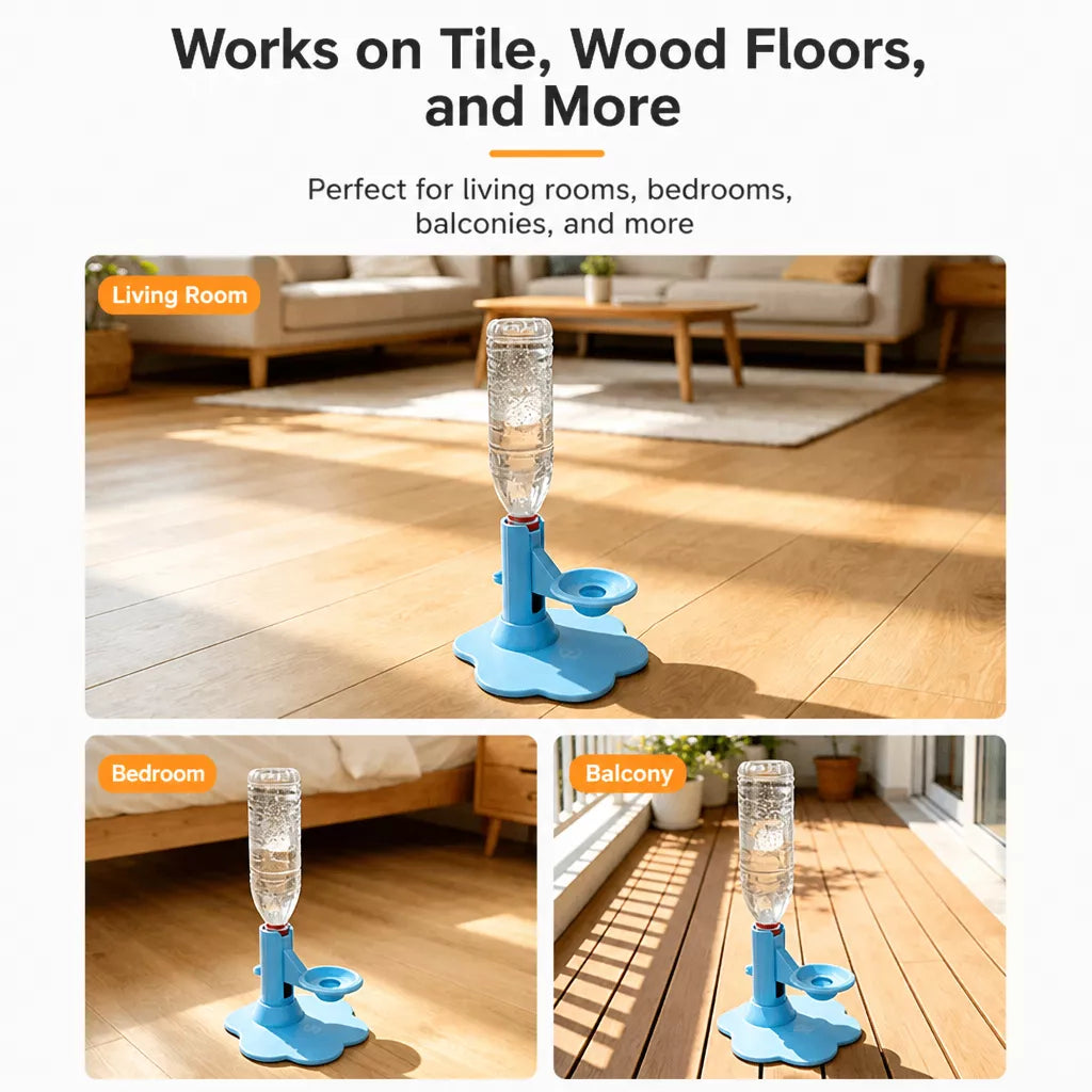 Adjustable-Height Pet Water Dispenser for Cats
