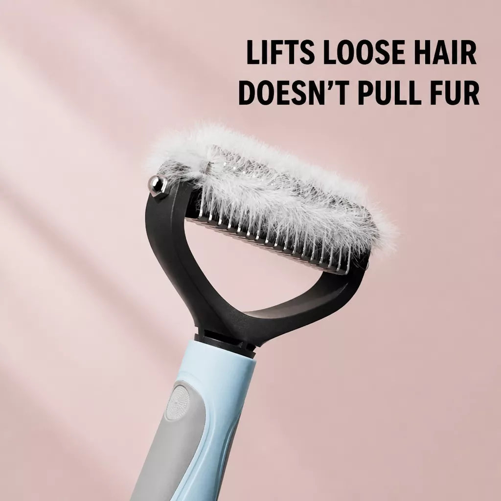 Double-Sided Detangling & Thinning Comb for Long-Haired Cats