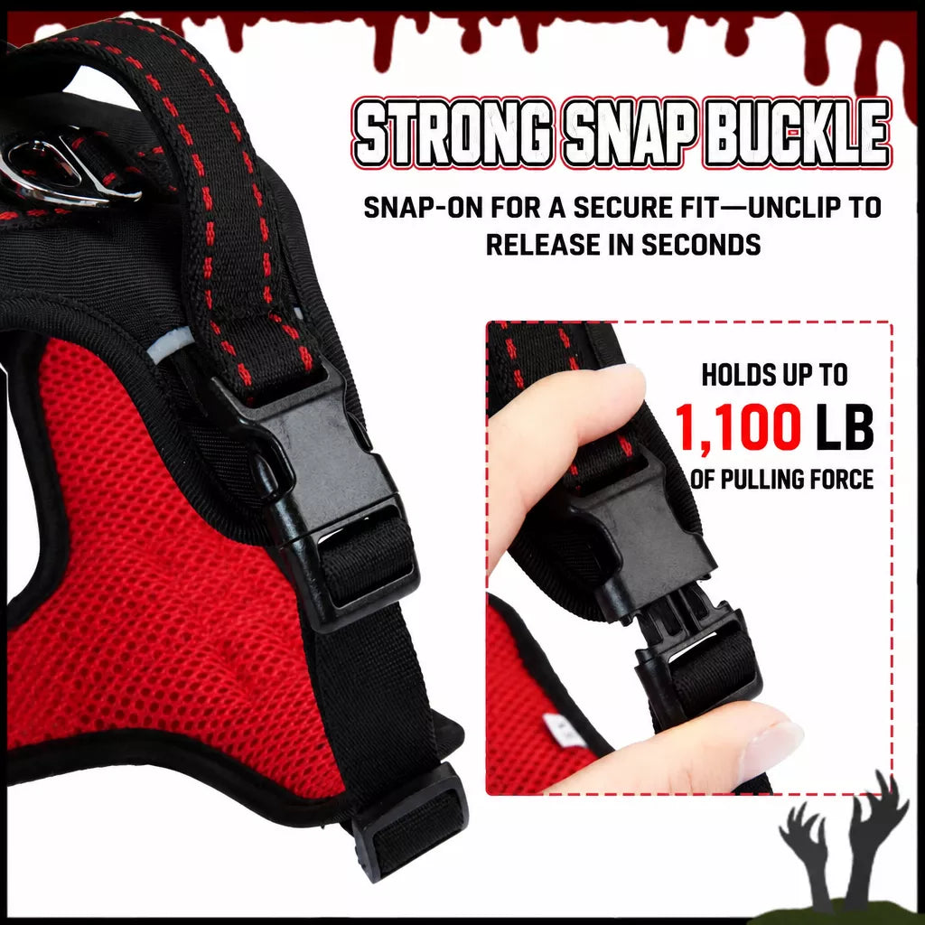 Wing-Detail Nylon Dog Harness