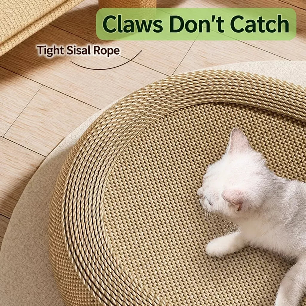 Sisal Cat Scratcher with Interactive Toy