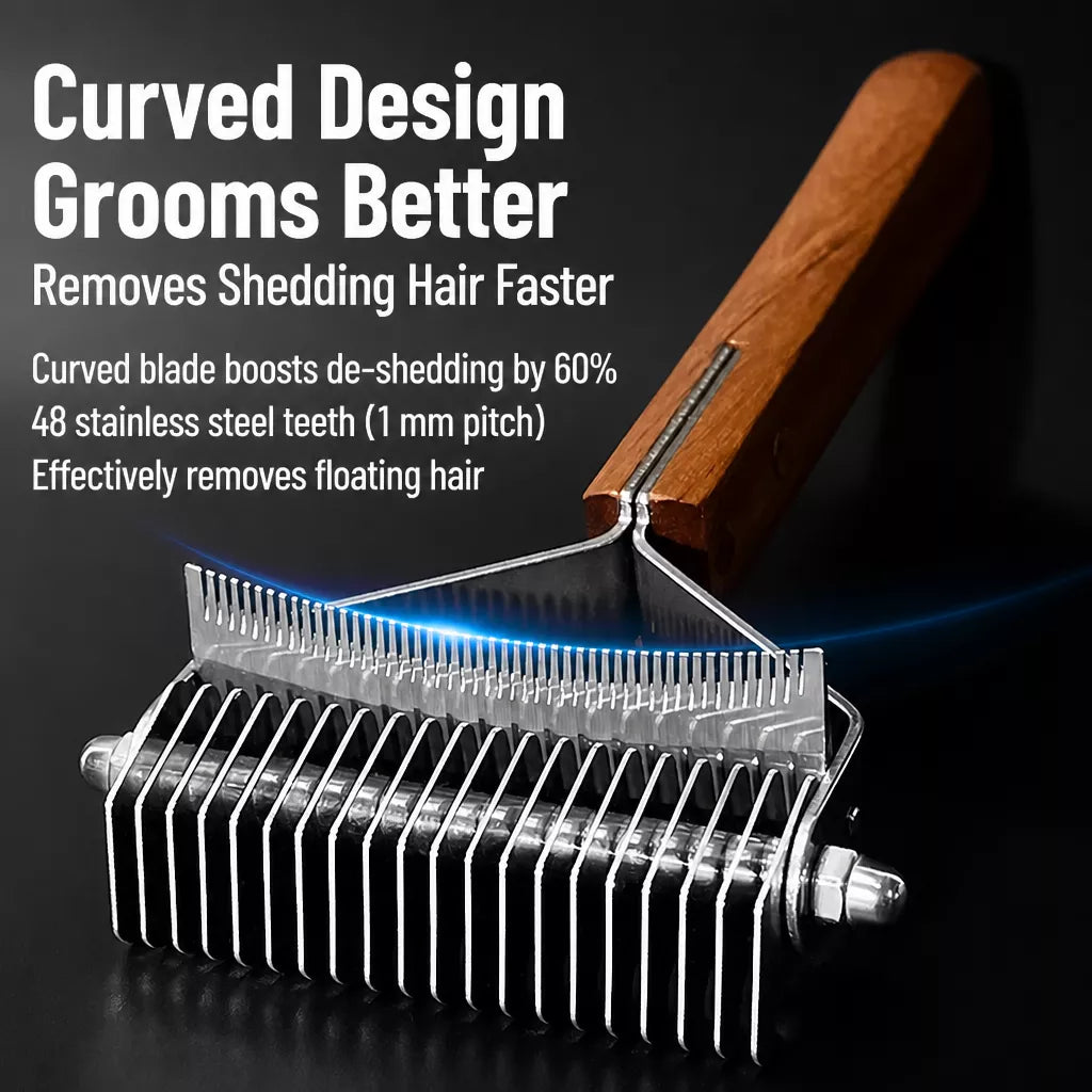 Double-Sided Detangling Comb for Dogs and Cats