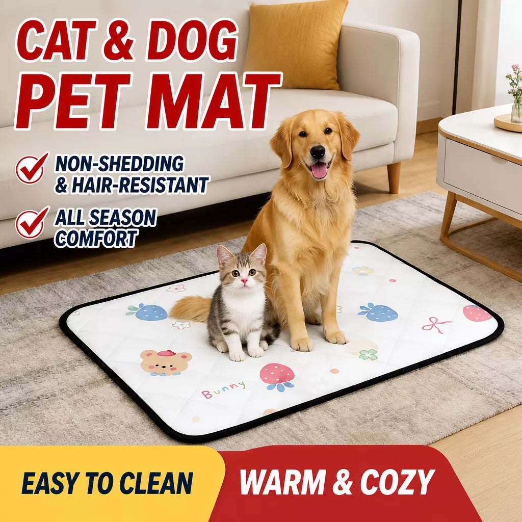 Reversible Waterproof Oxford Cloth Pet Mat for Dogs & Cats
