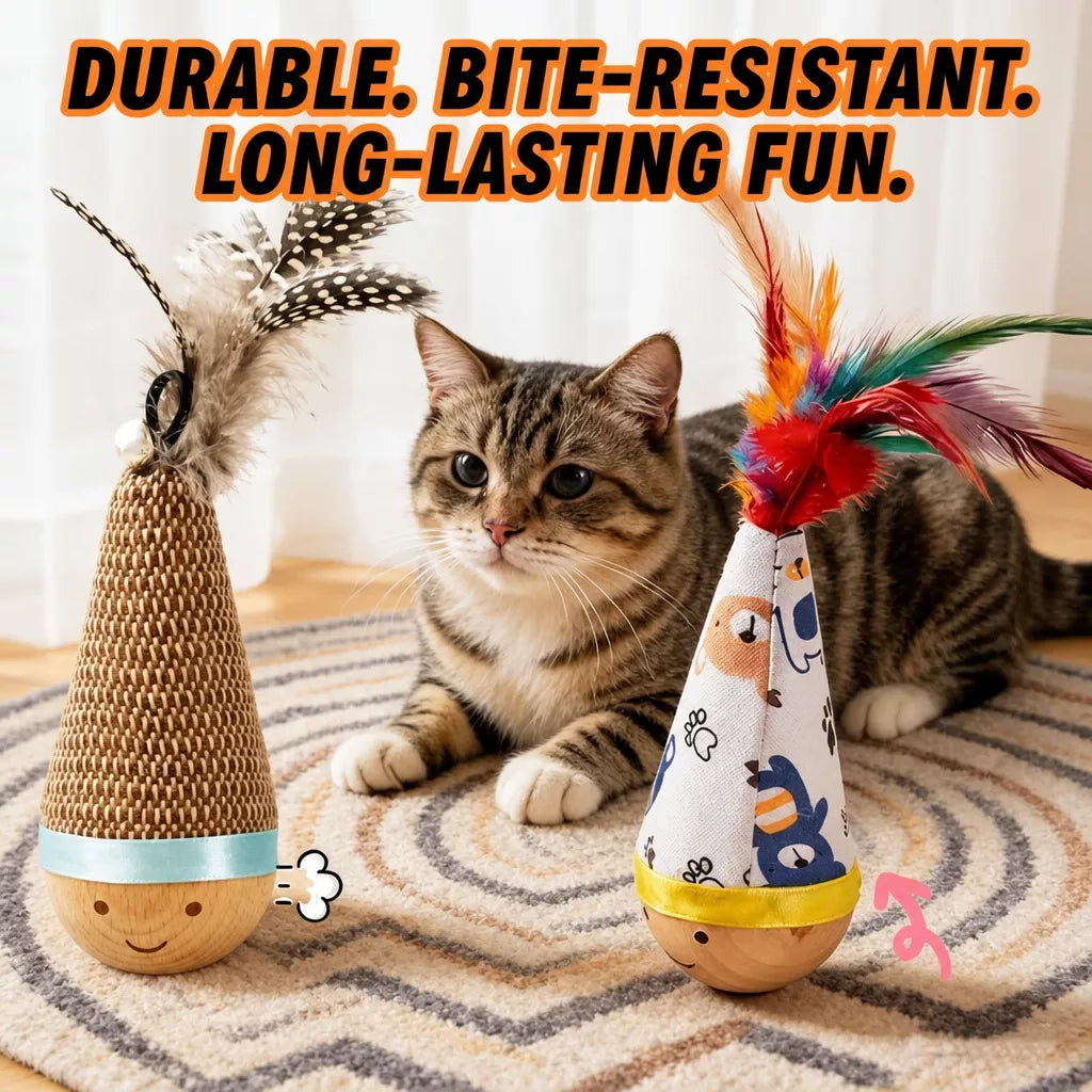 Wobble Dog & Cat Toy for Indoor Play
