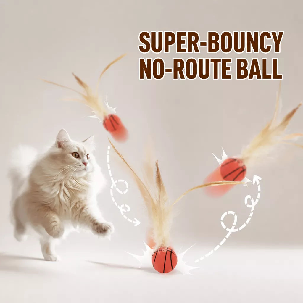 Cat Feather Ball Toy