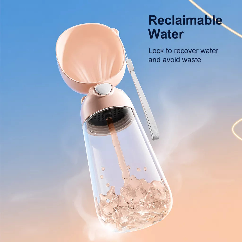 Portable Dog Water Bottle with Built-In Drinking Cup