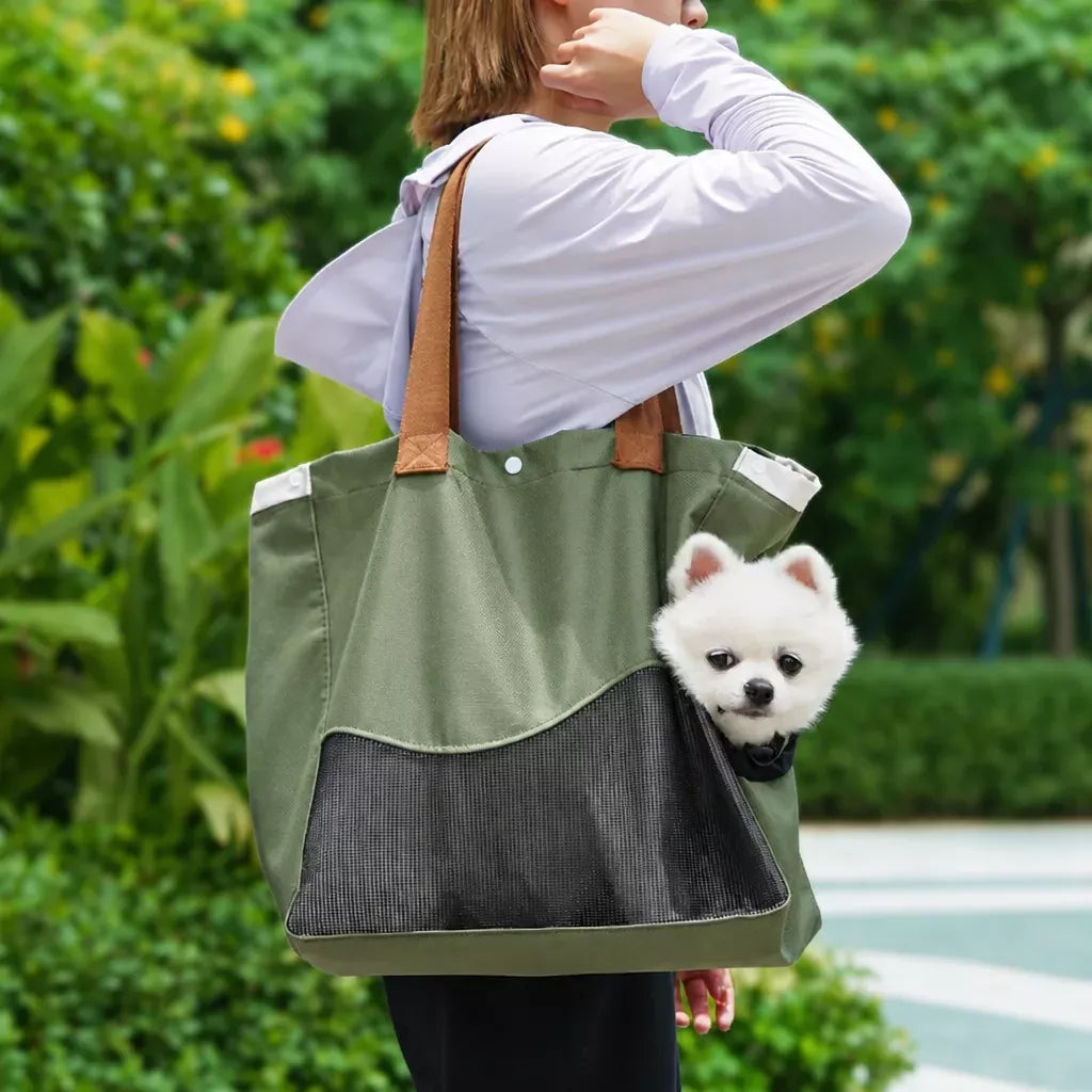 Adjustable Shoulder Pet Carrier for Cats and Small Dogs