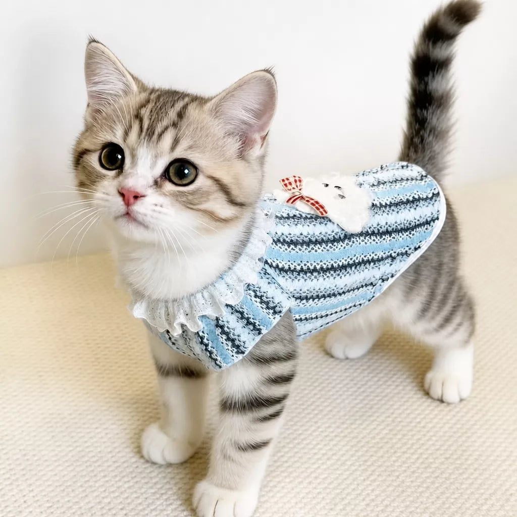 Cotton Summer Pet Shirt for Dogs and Cats