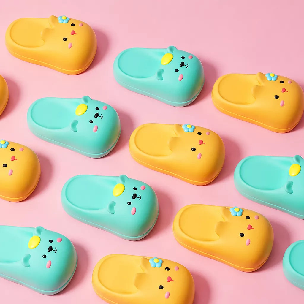 Slipper-Shaped Latex Squeaky Toy for Small and Medium Dogs