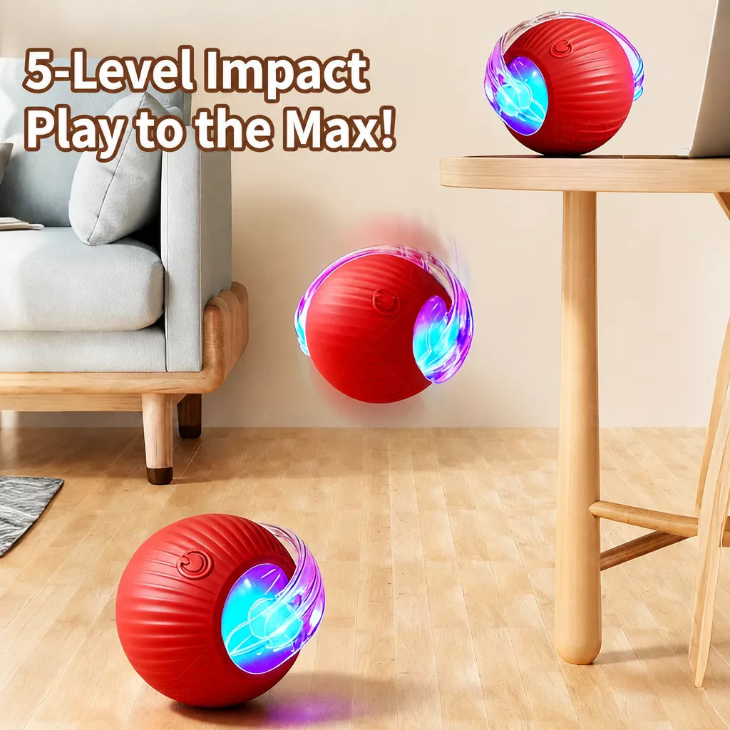3-Mode Automatic Cat Ball Toy with String