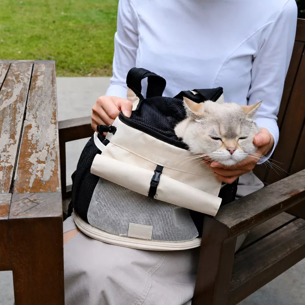 Pet Backpack Carrier for Cats and Small Dogs