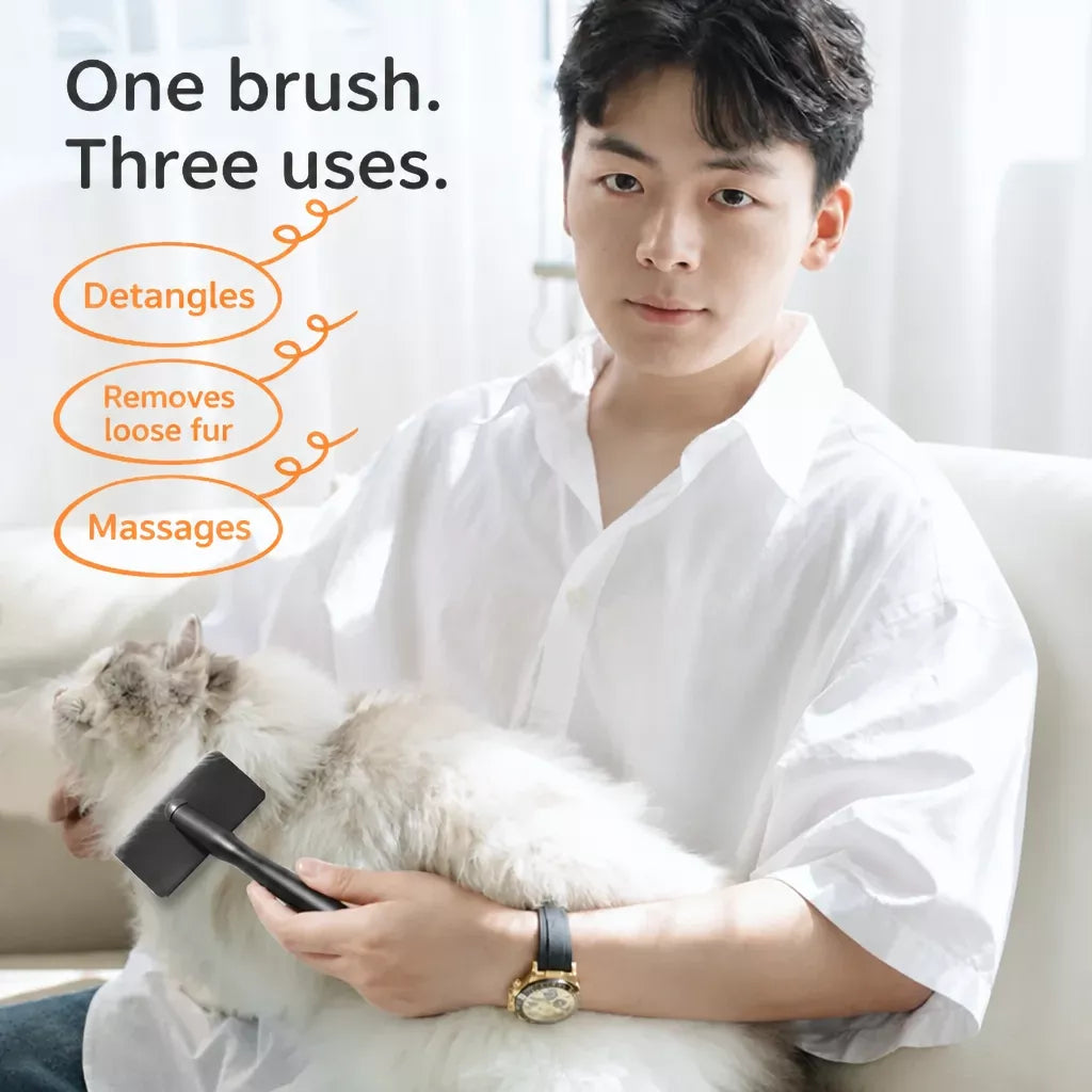 OPM Pet Pin Brush for Dogs and Cats