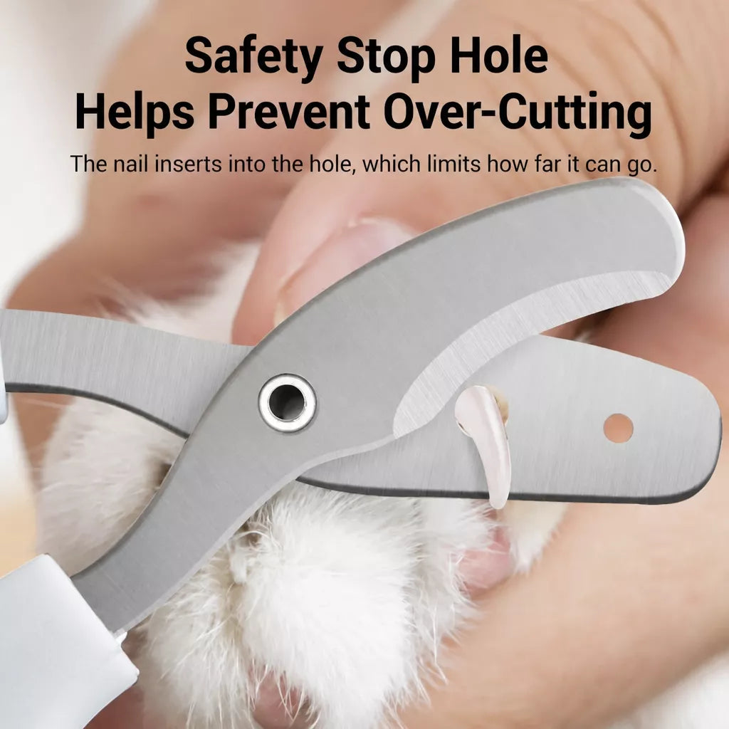 Cat Nail Clippers with Dual-Size Cutting Holes
