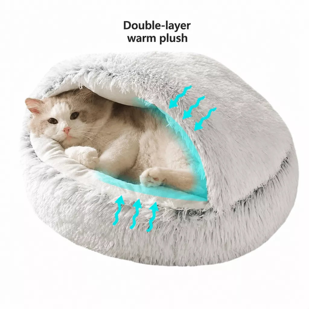Polyester Cat & Dog Nest Bed