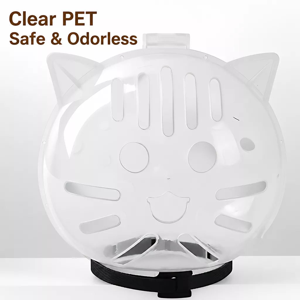 Clear Plastic Cat Elizabethan Collar