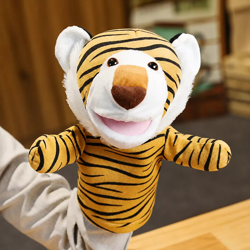 Plush Animal Hand Puppets for Pretend Play