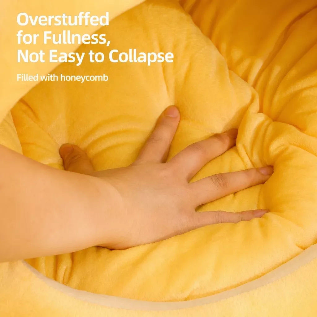 Enclosed Tent-Style Pet Bed for Cats and Small Dogs