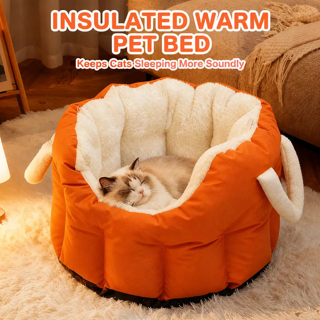 Enclosed Pet Car Carrier for Cats and Small Dogs