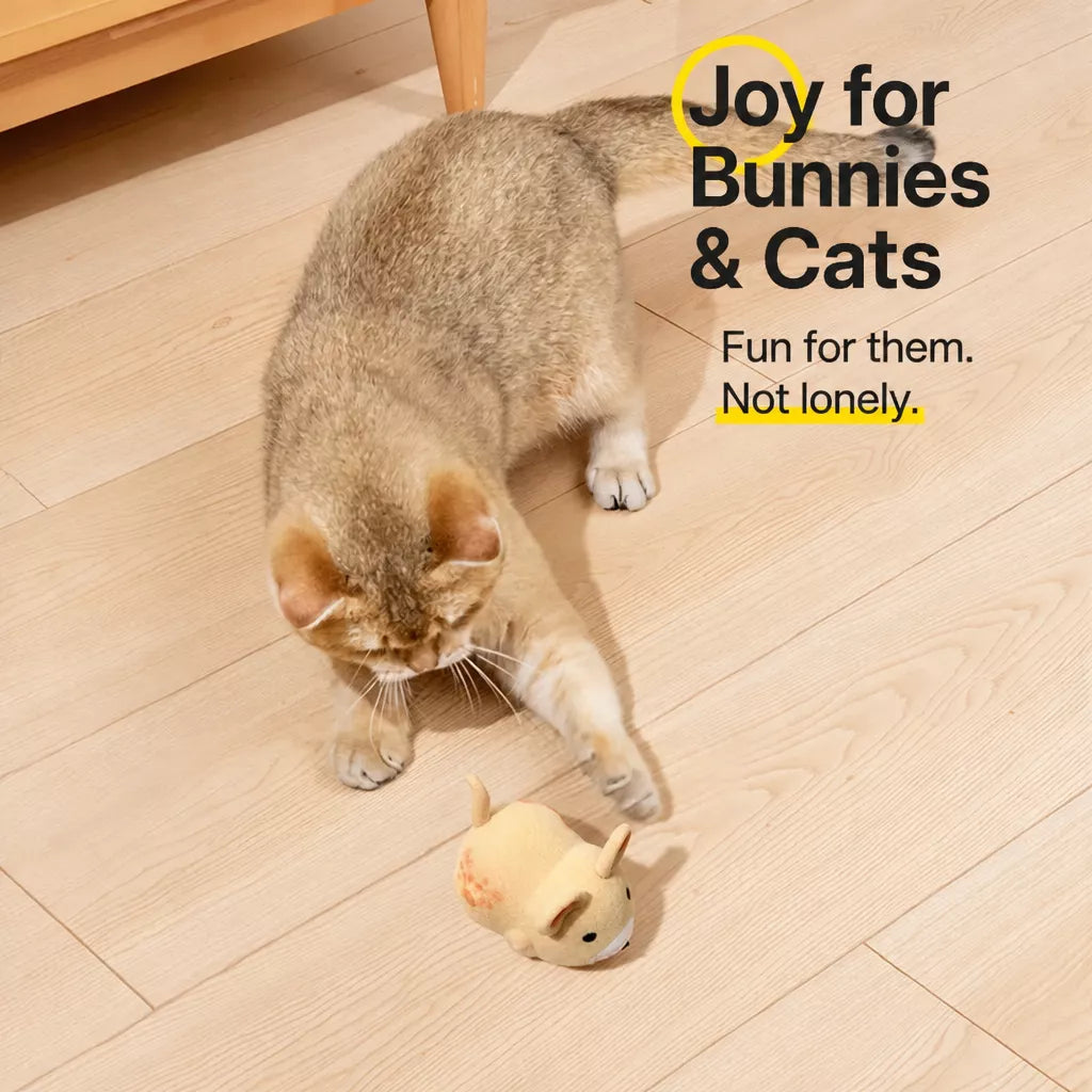 Electronic Plush Mouse Cat Toy with Sound