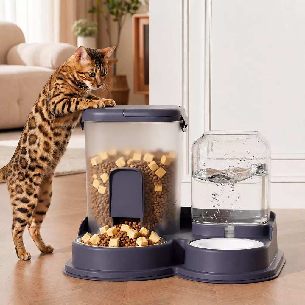 Non-Electric Pet Water Dispenser for Cats and Dogs