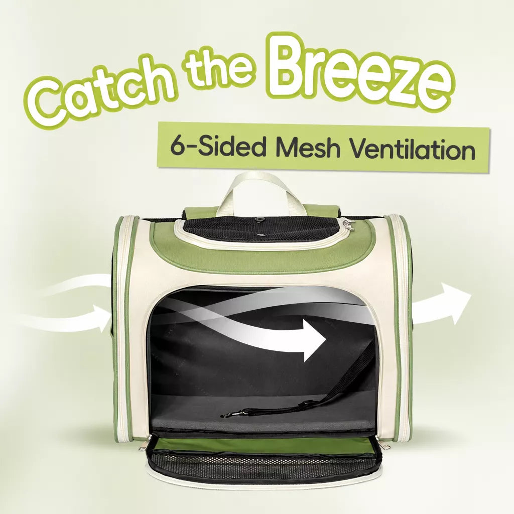 Portable Canvas Cat Carrier