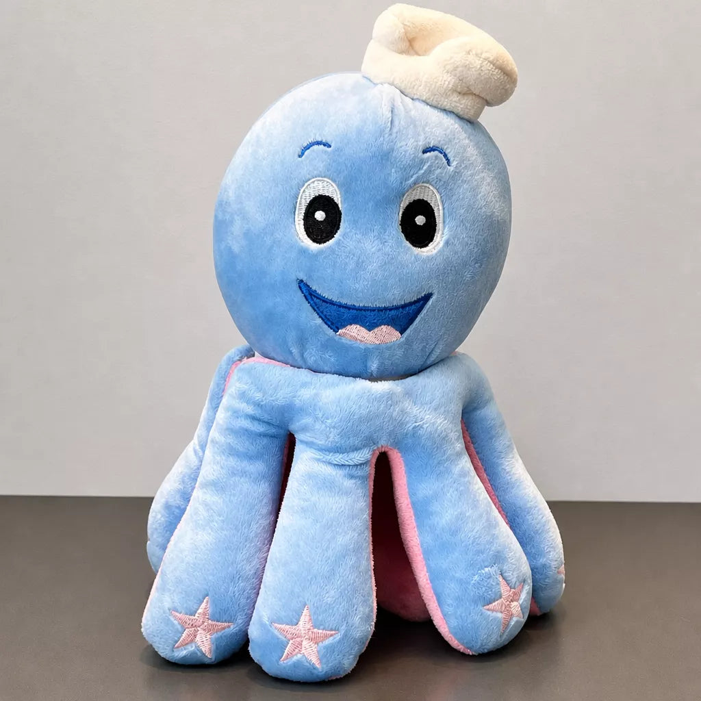 Plush Dog Toys with Squeakers and Crinkle Details