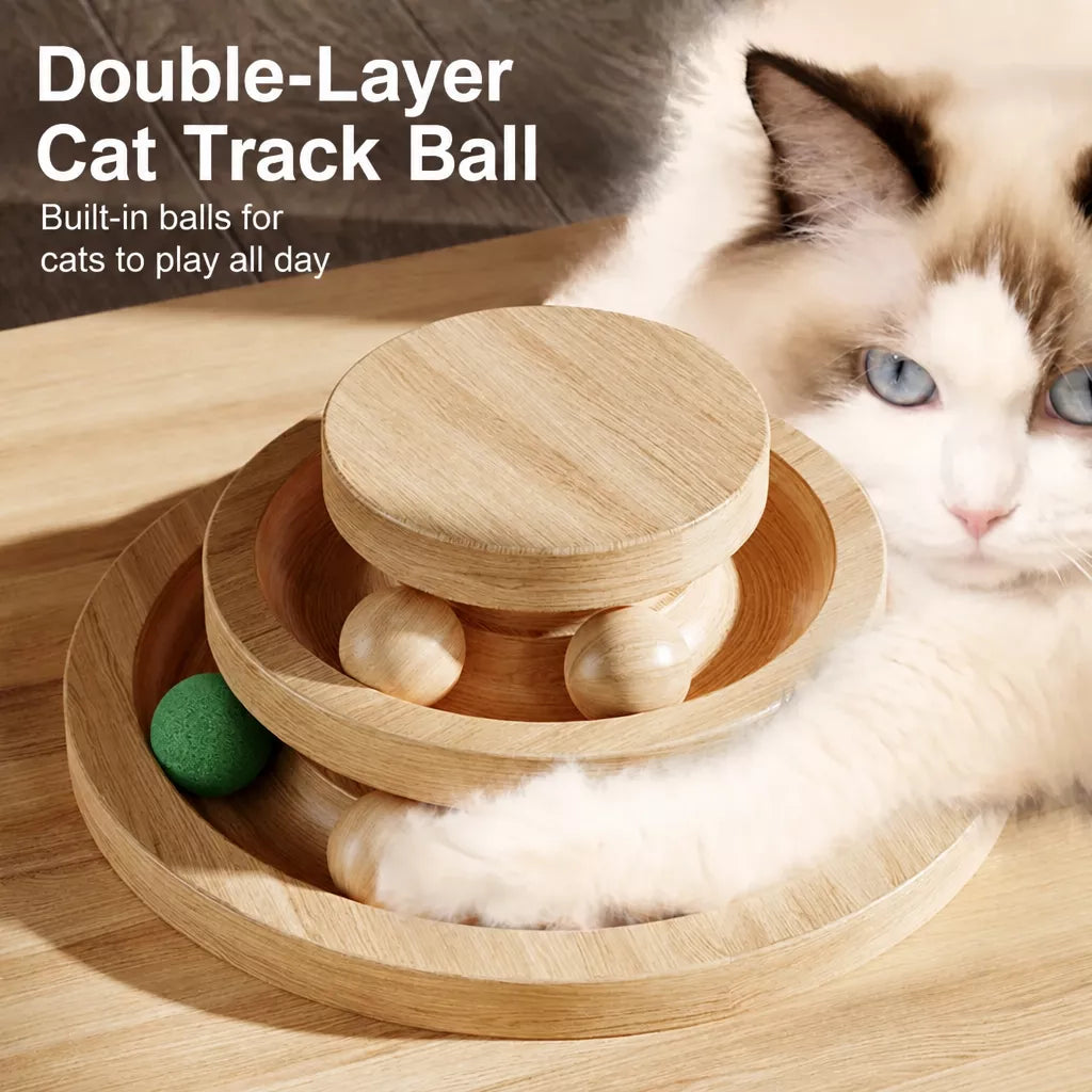 Cat Tree with Space Capsule Hideaway and Scratching Post