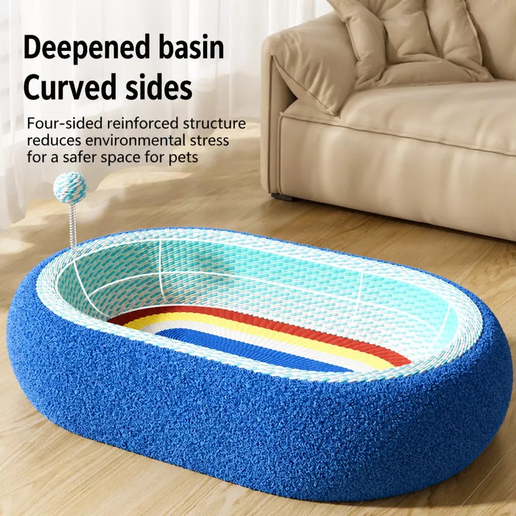 Cat Scratcher Bed with Sisal Mat