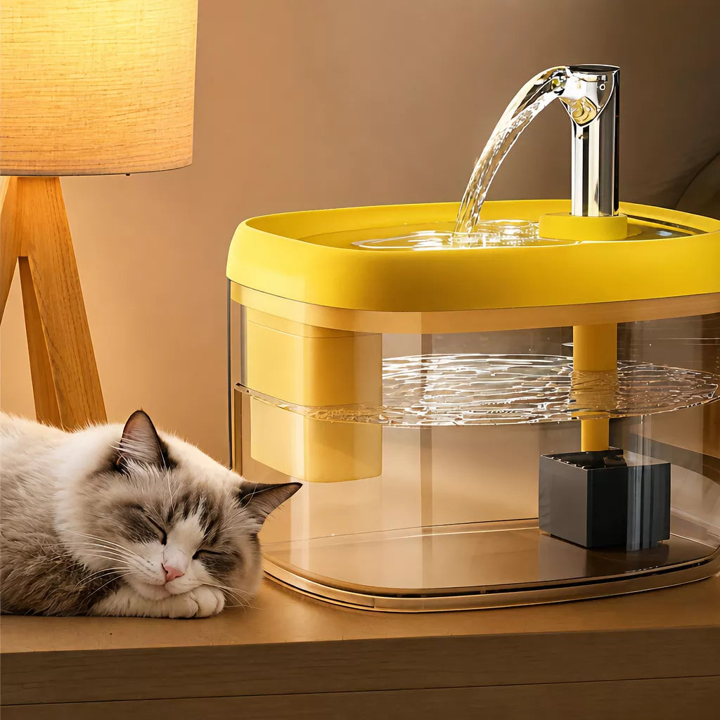 Automatic Pet Water Fountain with Quiet Circulating Flow