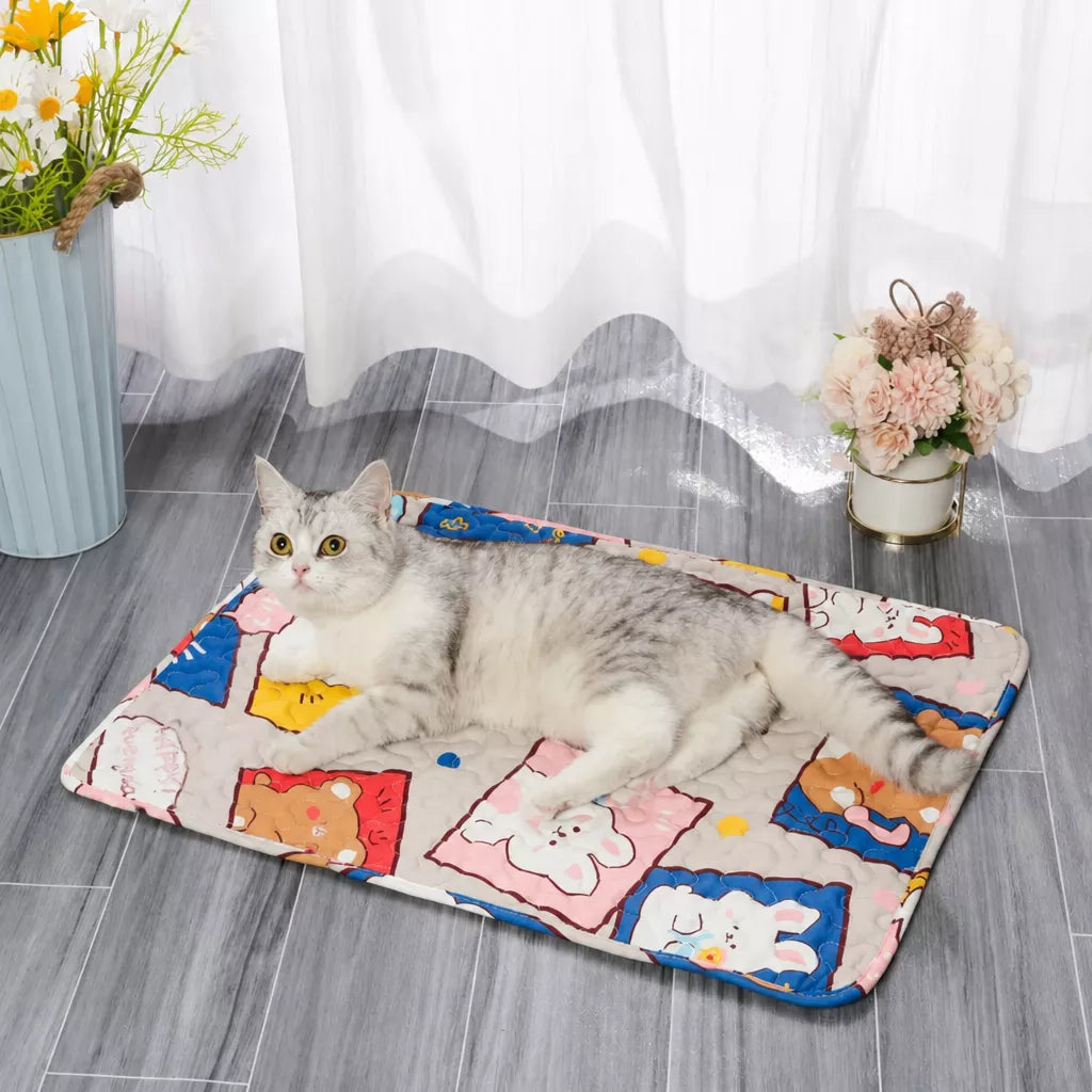 Pet Bed Mat for Dogs and Cats, Polyester EPE Foam
