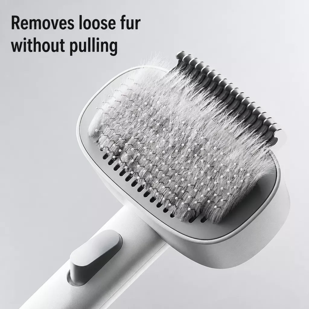 2-in-1 Deshedding & Detangling Comb for Cats and Dogs