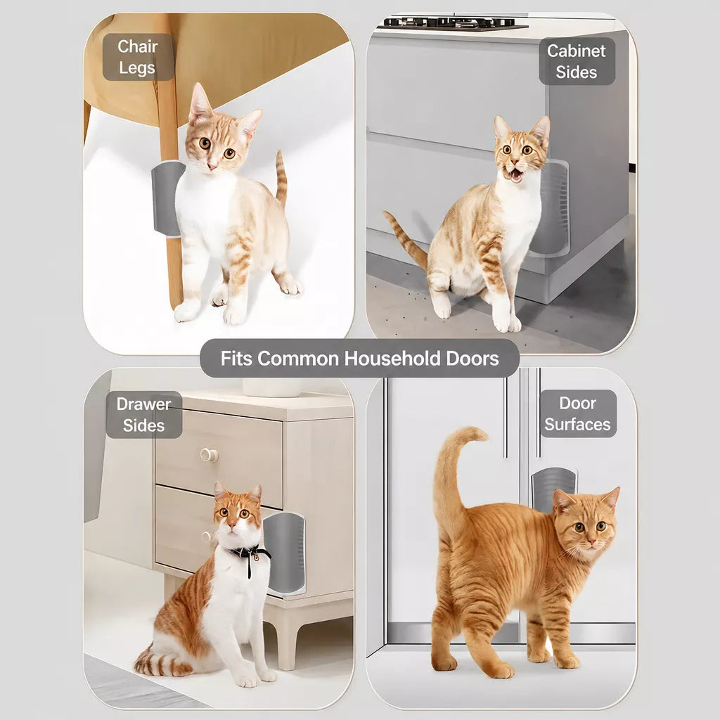 Corner-Mount Cat Scratcher Pads with Adhesive and Screws