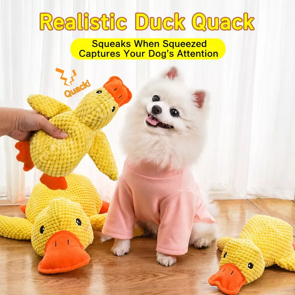 Plush Dog Toys with Squeakers and Crinkle Paper