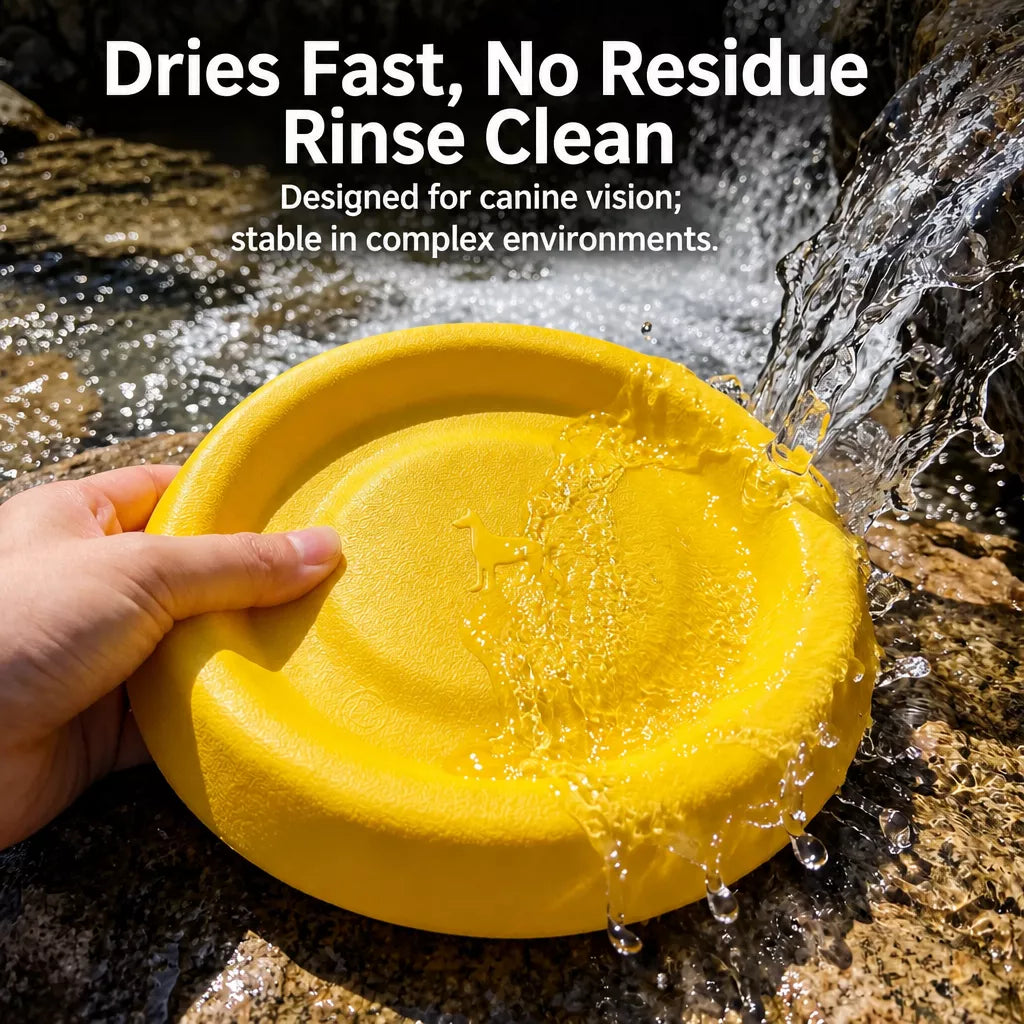 Floating Dog Frisbee Toy for Interactive Outdoor Play