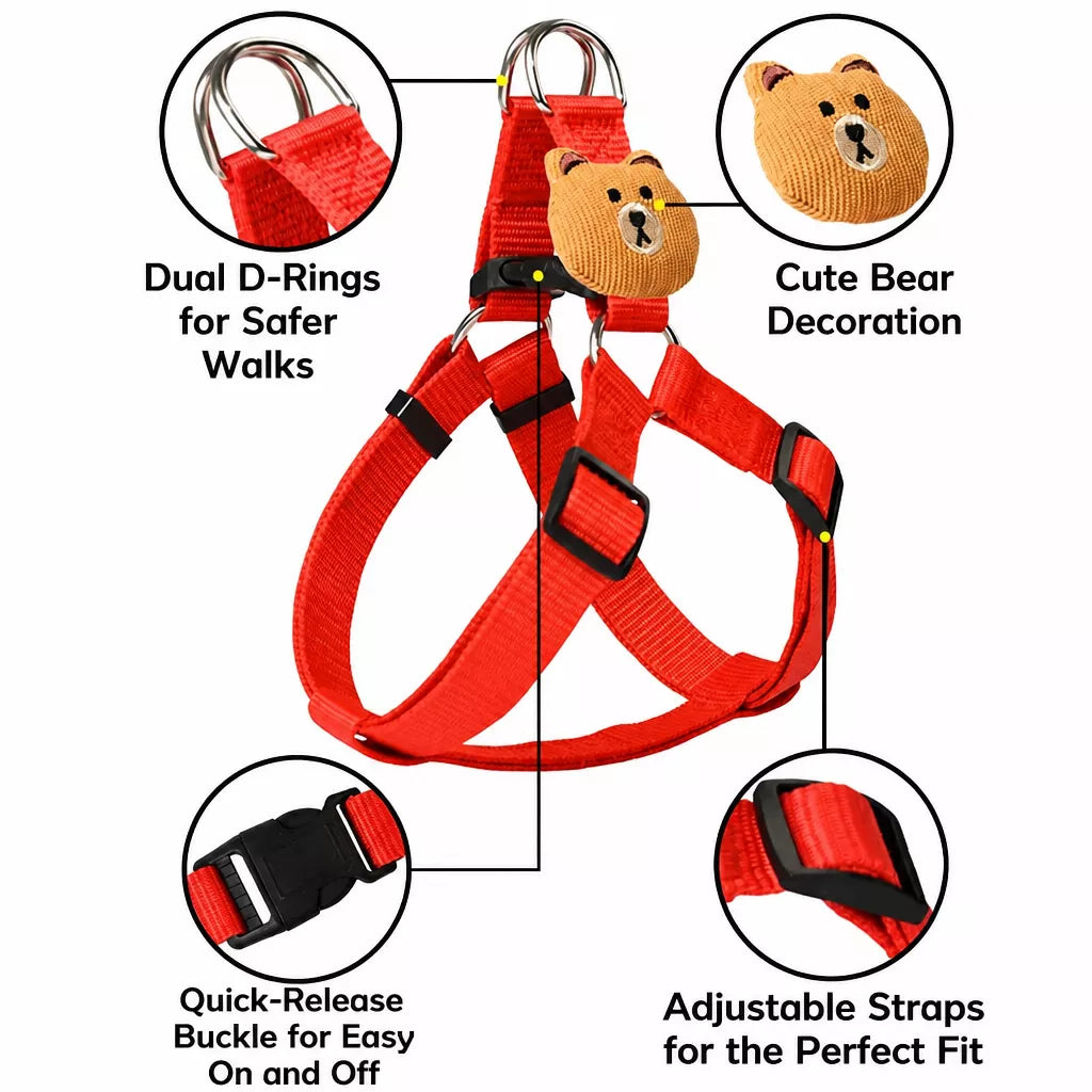 Adjustable Nylon Dog Vest Harness