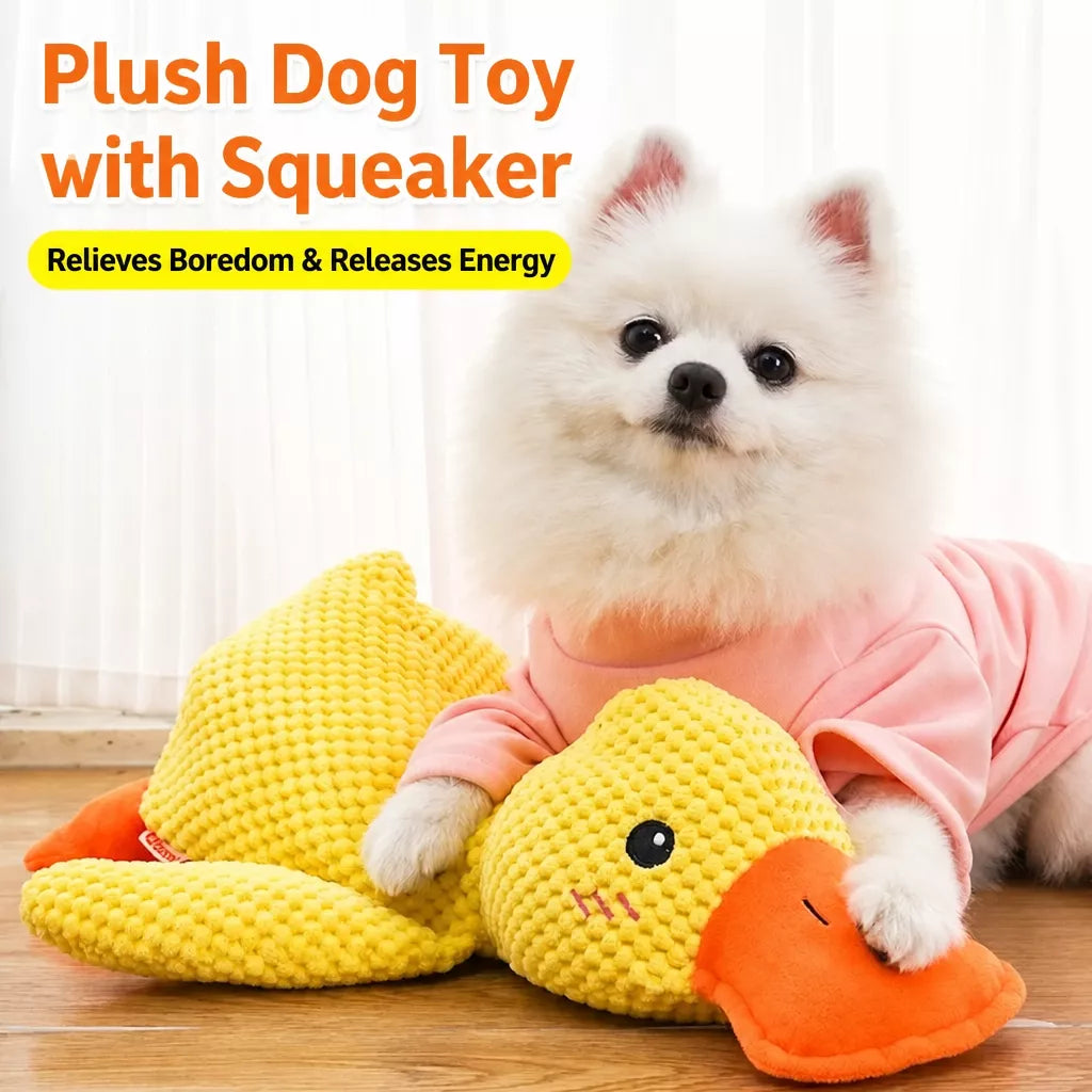 Plush Dog Toys with Squeakers and Crinkle Paper
