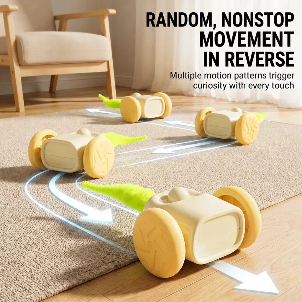 Rechargeable Interactive Cat Toy – Mouse & Car Designs