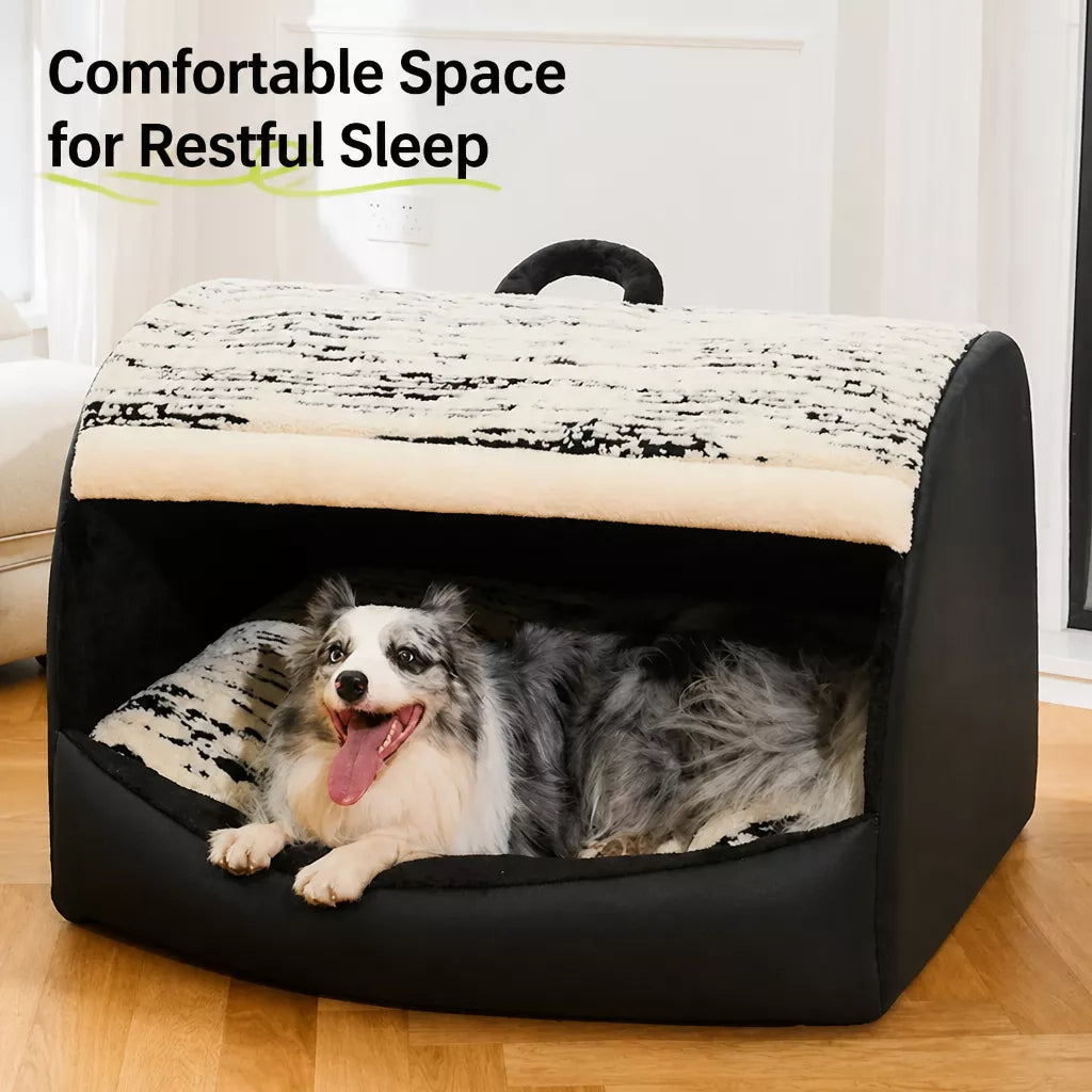 Pet Tent Bed with Removable Washable Mat