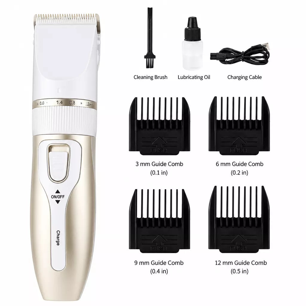 Pet Hair Clipper and Paw Trimmer for Dogs and Cats