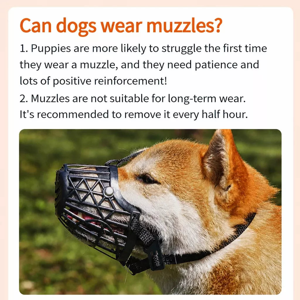 Breathable Mesh Dog Muzzle