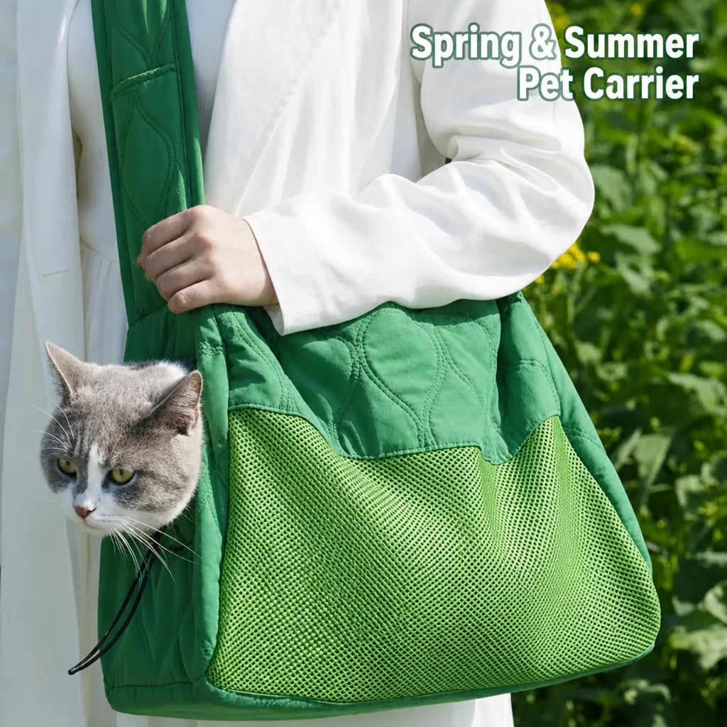Double-Sided Mesh Pet Carrier Bag