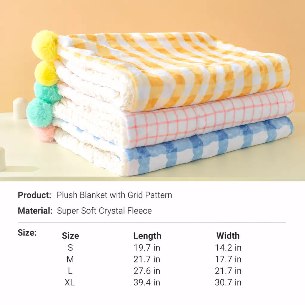 Cotton-Linen Pet Bed Mat and Blanket for Cats and Dogs